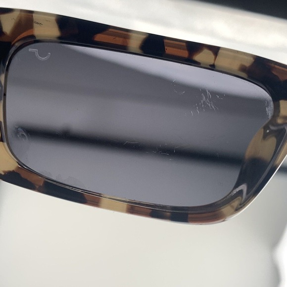 Agnes Piana-Dalmata Sunglasses mod AGN001 Rectangular Tortoise Cat Eye Polarized main image 11